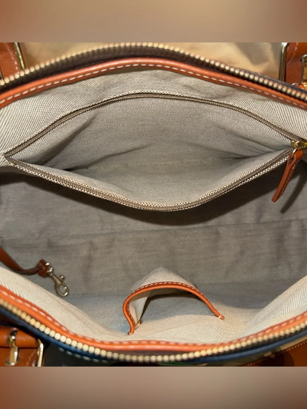 Dooney & Bourke Pebble Grain Leather East-West Satchel